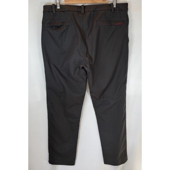 Lululemon Men’s 36 ABC Commission Pants Black Slim Fit Warpstreme Stretch Casual - Picture 5 of 10